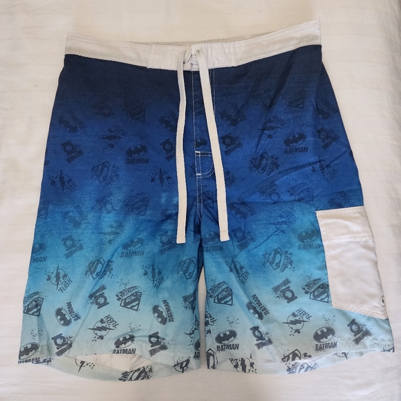 Men's DC Comics Batman Swim Shorts - Picture 1 of 3